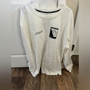 The North Face White Long Sleeve Tee